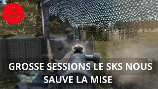 un noob sur dayz  grosse sessions le SKS nous sauve la mise [upl. by Eimia]