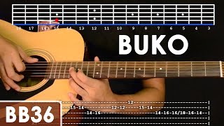 Buko  Jireh Lim Guitar Tutorial includes intro lead and rhythm [upl. by Lorena]