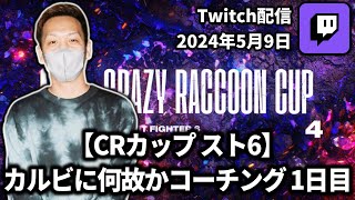 【20240509】【CRカップ スト6】カルビに何故かコーチング 1日目part12【わいわいTwitch配信アーカイブ】 [upl. by Anerbas897]