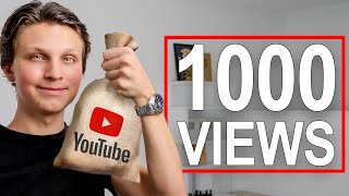 How Much YouTube Pays You For 1000 Views In 2024 [upl. by Zingg32]