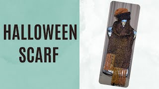 Quick Weaving a Halloween Scarf on a Rigid Heddle Loom [upl. by Mariandi]