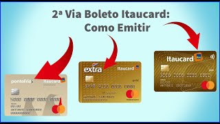 2ª Via Boleto Itaucard 👉 Como Emitir a Sua 👈 TIRANDO SEGUNDA VIA DO CARTÃO ITAUCARD [upl. by Ives]