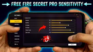 Free Fire Pro Sensitivity  Secret  Setting  Fire Button Size  New Headshot Setting [upl. by Darlene]