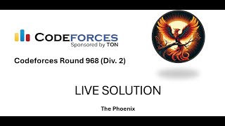 Codeforces Round 968 Div 2  LIVE SOLUTIONS codeforces [upl. by Griff]