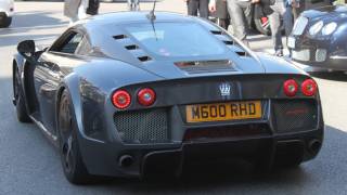 CRAZY Noble M600 wheelspinaccelerationsstart up in Monaco [upl. by Burnight]