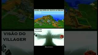 Os villagers que sofriam  memes minecraft [upl. by Atinus]