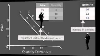 Change in Quantity Demanded Vs Change in Demand [upl. by Anen587]