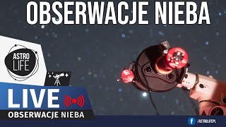 Przelot Międzynarodowej Stacji Kosmicznej Obserwacje przez teleskop 🔭 Niebo na żywo 371 [upl. by Atiruam]