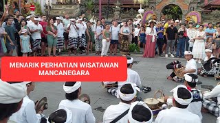 BALEGANJUR YOWANA UBUD KAJE MENARIK PERHATIAN WISATAWAN DI STAGE PASAR SENI UBUD [upl. by Cinda]