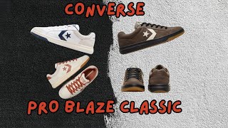 CONVERSE PRO BLAZE CLASSIC TRAINERSCLASSIC FORM FOR CLASSIC LOVERSREVIEW OF RELEASE FROM CONVERSE [upl. by Belia958]