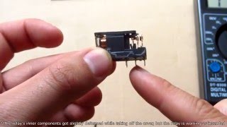 8pin SPDT Relay ALZ12B12 Review [upl. by Ariait]