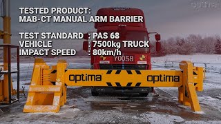 MAB CT MANUAL ARM BARRIER [upl. by Lledraw623]