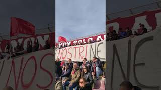 20° giornata Serie D 2324 Bella Ciao da brividi degli ultras Livornesi [upl. by Ydnil]