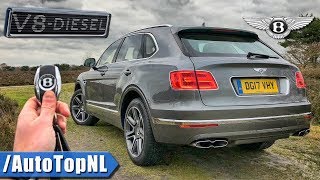 2018 Bentley Bentayga V8 Diesel REVIEW POV Test Drive on AUTOBAHN amp FOREST Roads by AutoTopNL [upl. by Newhall318]