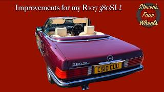 Improvements for my Classic Mercedes R107 380SL [upl. by Eoin]