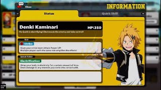 Denki Kaminari GuideMy Hero Ultra Rumble [upl. by Novy]