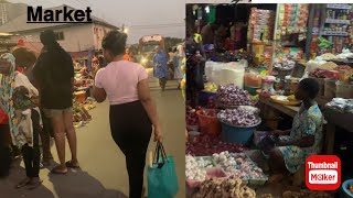 A NIGHT MARKET WALK THROUGH IN GHANA 🇬🇭 ACCRA AFRICA walkingtour market accra marketwalk [upl. by Adnarim]