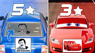 CAMA FARKLI ETİKETLER YAPTIM   Cama Yazı Yazma  Car Parking Multiplayer 2 [upl. by Katlin]