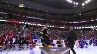 Zdeno Chara 1088 mph slapshot record  2012 ASG Skills [upl. by Gavrah216]