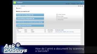 Ask POSGuys  How do I print a document by scanning a barcode [upl. by Hubble]