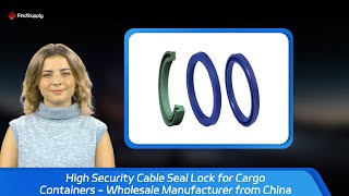 High Security Cable Seal Lock for Cargo Containers  Wholesale Manufacturer from China [upl. by Oecile]