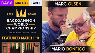 Backgammon World Championship 2024  DAY 6 Stream 2 P1  Main Undefeated Round of 16  High Roller [upl. by Adaha]