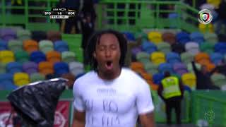 Sporting 10 Moreirense Golo de Gelson Martins [upl. by Ahsiket]