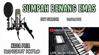 SUMPAH BENANG EMAS KARAOKE KOPLO NADA PRIA [upl. by Teiluj858]