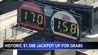 Mega Millions winning numbers drawn for 158 billion jackpot Tuesday [upl. by Malarkey]