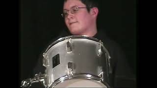 Dean Ward  Drum Solo  Talent Show 2001 [upl. by Robbin]