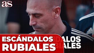 RUBIALES  TODOS SUS ESCÁNDALOS JENNI HERMOSO REAL MADRID ATLÉTICO SUPERCOPA  AS [upl. by Trudey]