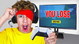 I Played Fortnite BLINDFOLDED [upl. by Hait]