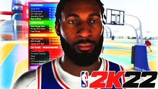 NBA 2K22 PRIME ANDRE DRUMMOND BUILD BUT USEFUL  OP REBOUNDING C W CONTACT DUNKS  60 BADGES [upl. by Nyvrem]