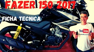 Fazer 150 2017 Preta I André Ricardo CT [upl. by Lancey133]