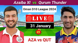 AZA vs QT Prediction  Oman D10  Oman D10 League  T10  T10 League  Prediction [upl. by Earazed]