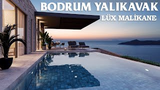 BODRUM YALIKAVAK DENÄ°Z VE MARÄ°NA MANZARALI 10 LÃœX HAVUZLU VÄ°LLA PROJESÄ° [upl. by Criswell]