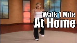 1 Mile In Home Walk  Walking Workout Videos [upl. by Rudelson]