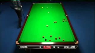 Aditya Mehta  Robbie Williams Full Match Snooker UK Championship 2013  Round 1 [upl. by Sang]