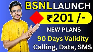 BSNL New Rs201 All Plan Details  Bsnl 90 days plan details  Bsnl Recharge Plan Offers 2024 [upl. by Alanna]