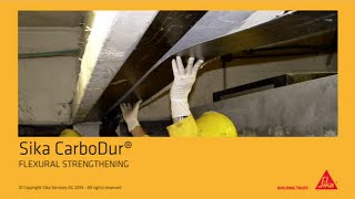 Sika CarboDur  Carbon Fibre Structural Strengthening of Concrete structures [upl. by Adev494]