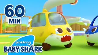 BEST Baby Shark Toy Car Song Collection  Compilation  Boo Boo Song  Baby Shark Official [upl. by Gnaw811]