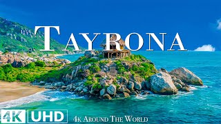 FLYING OVER TAYRONA 4K UHD Amazing Beautiful Nature amp Relaxing Music [upl. by Plerre796]