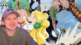 BARTOLOMEO DEFEATS GLADIUS  LEO SAVES MANSHERRY  One Piece Reaction Episode 713714 [upl. by Acemaj]