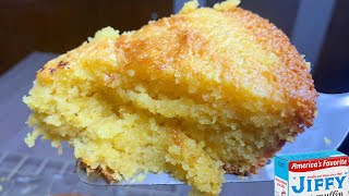 How To Make The Most Moist amp Sweet Cornbread Using Jiffy Mix  Recipe [upl. by Zorina]