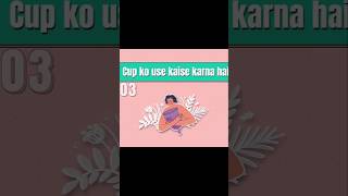 Menstrual cup tutorial cup kaise use karte hain Dr Cuterus explains periods womenshealth doctor [upl. by Brander]