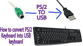 How to convert PS2 Keyboard into USB keyboard [upl. by Eelytsirk]