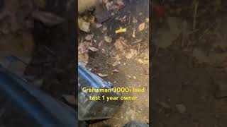 Craftsman 3000i generator full load test failure Not too happy [upl. by Ahcsropal800]