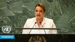 🇭🇳 Honduras  President Addresses United Nations General Debate 79th Session  UNGA [upl. by Yraunaj815]