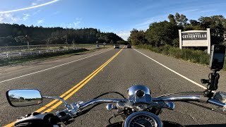 Old Redwood Highway cruiser ride to Geyserville CA Pure Sound No Comments Kawasaki Vulcan900 [upl. by Braunstein]