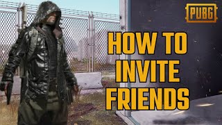 How to Invite Friends on PUBG Mobile Game Call upon Your Friends on PUBG Mobile on Android 2024 [upl. by Feldstein]